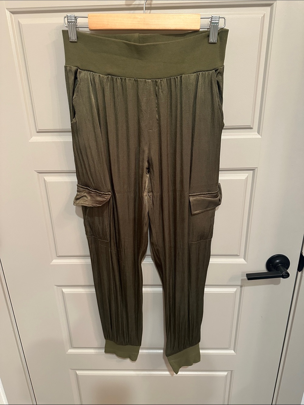 Fate Olive Green Cargo Jogger Pants